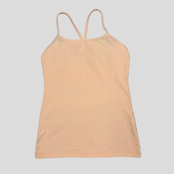 lululemon athletica Tops - Women's Lululemon Orange Power Y Tanic Workout Tank Top Size 6